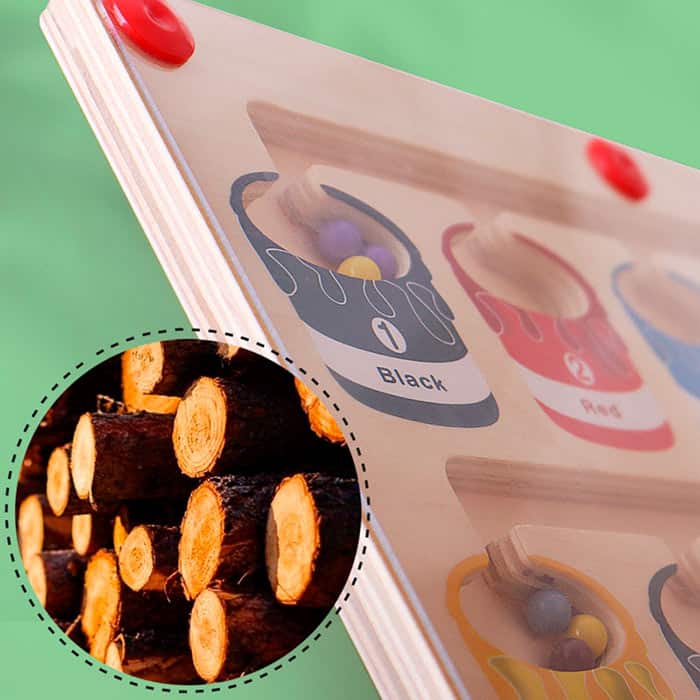 Logic Cubes Giochi Educativi In Legno Per Bambini 3-5 Anni - Metodo Logico Cromatico Per Abilità Matematiche E Scacchi - Gioco Montessori