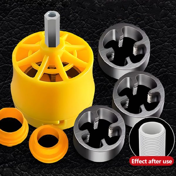 JamDrill, uno strumento per filettare tubi d'acqua in plastica