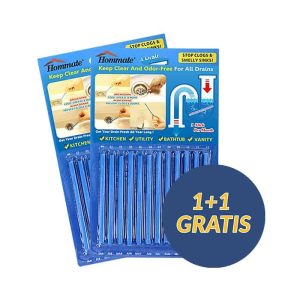 SinkSticks, set 12 pezzi di stick pulitori per scarichi 1 + 1 IN OMAGGIO