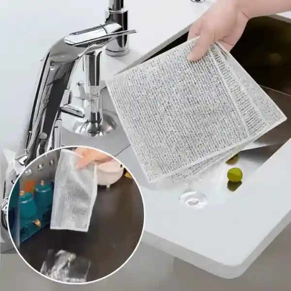 SteelCloths, panni robusti per pulire macchie ostinate (4 pezzi)