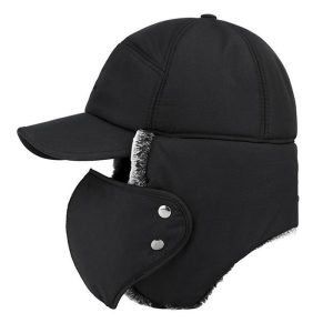 WarmCap, un berretto con una protezione che protegge le orecchie, il mento e la maggior parte della testa tranne gli occhi dal freddo