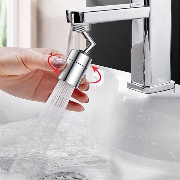 TapStar, rubinetto con filtro anti-schizzo con testina a spruzzo rotante 720 °!
