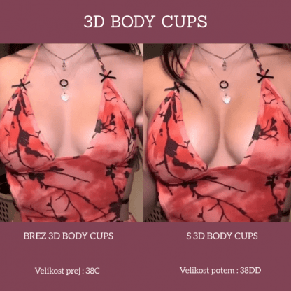BODYCUPS-B, Cuscinetti 3D Sollevatori per Seno