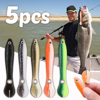 VABA, Esche da pesca realistiche (5 pezzi)