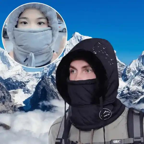 MuffHat, cappello invernale con sciarpa e maschera